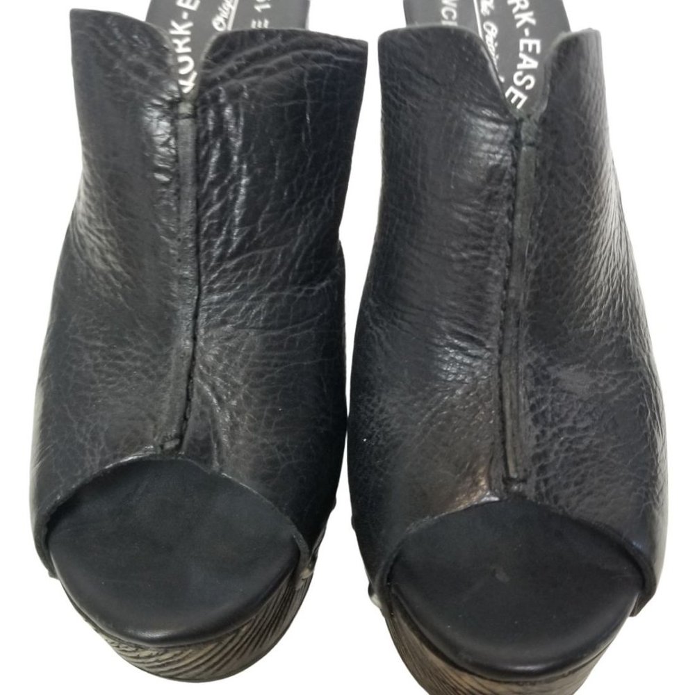 Kork Ease Womens 6 Black Full Grain Leather Studde - Picture 4 of 9